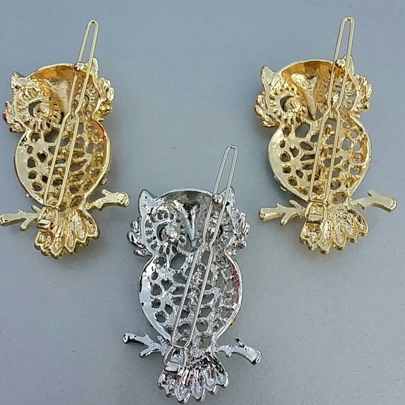 NWOT Owl Barretts - Picture 2 of 4