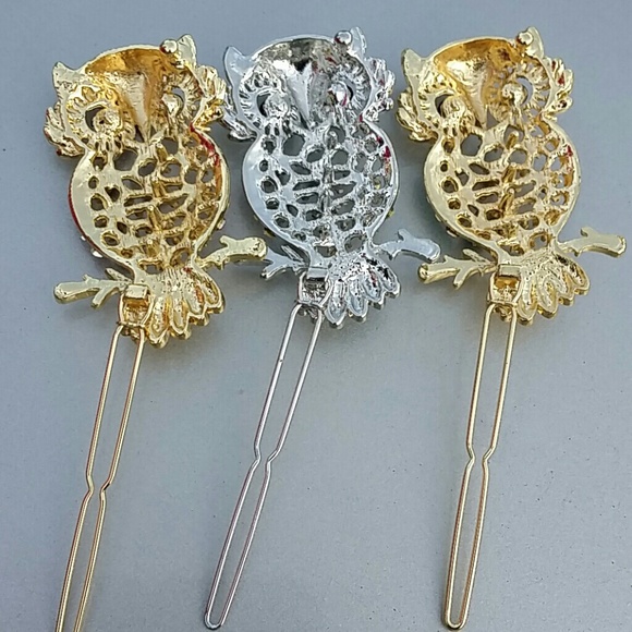 NWOT Owl Barretts - Picture 3 of 4