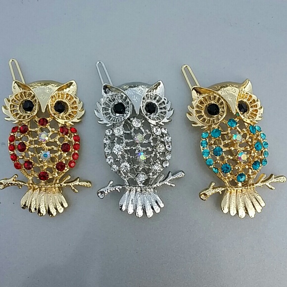 NWOT Owl Barretts - Picture 4 of 4
