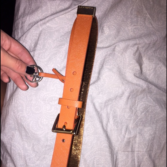 Orange Michael Kors belt