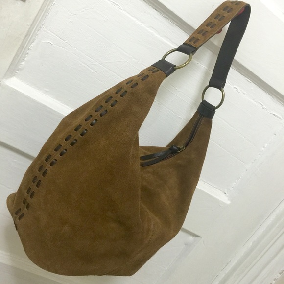 Express Genuine Suede Hobo bag