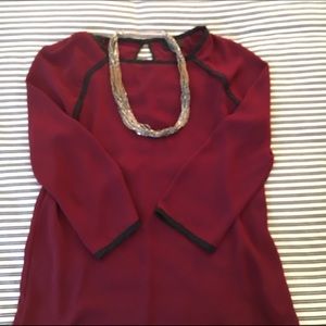 Burgundy Mossimo Top