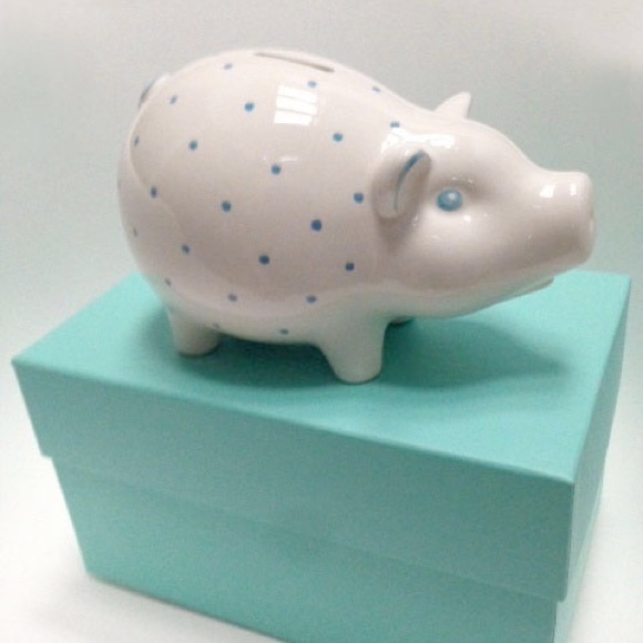 Brand new w/ box Tiffany & co. Piggy bank