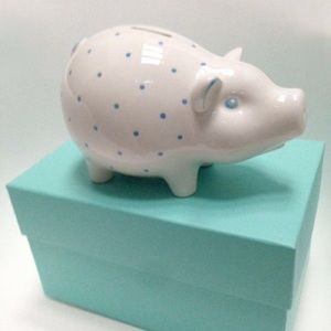 Brand new w/ box Tiffany & co. Piggy bank