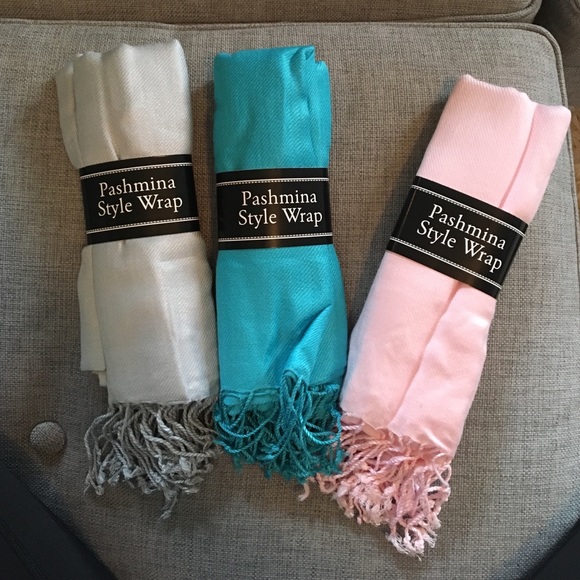 New with tags pashmina scarves