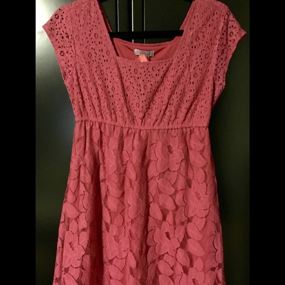 Hot pink dress