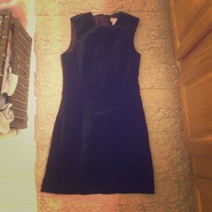 BCBG vintage velvet little black dress