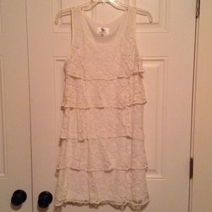White lace dress