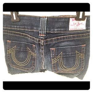 True religion Jean shorts