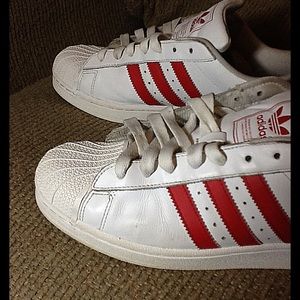 Adidas Superstar Red Stripe Adidas Superstar Red Stripe
