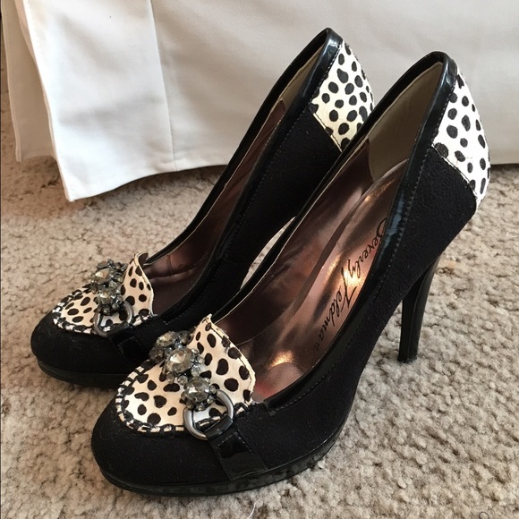 Beverly Feldman Shoes - Beverly Feldman suede/pony hair pumps