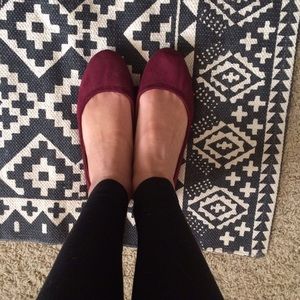 Mossimo Burgundy Flats