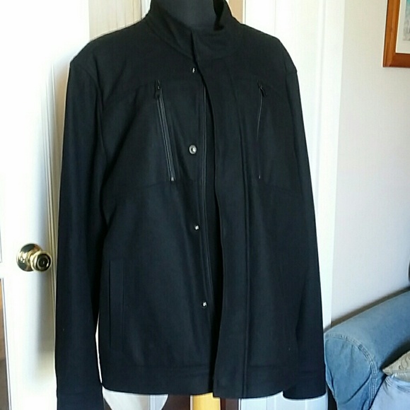 Mens wool coat/jacket sz. L - Picture 2 of 4