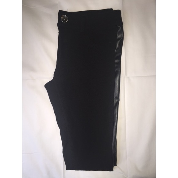 Jeggins w/ leather stripe