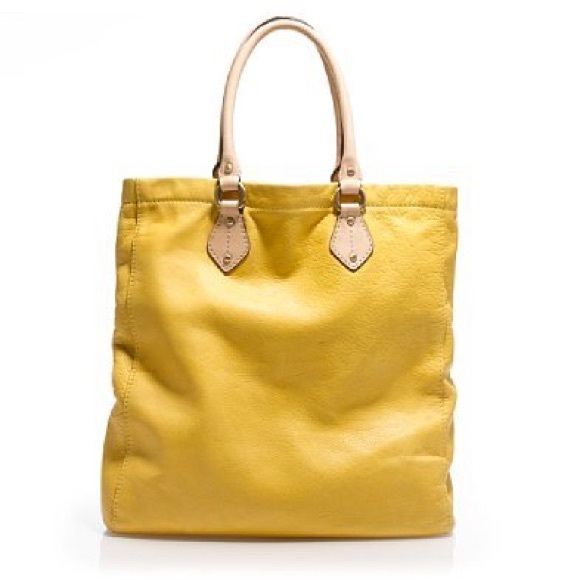 J. Crew Handbags - J. Crew Yellow Leather Bag