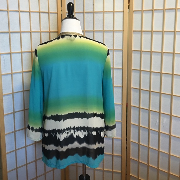 Sheer pullover tunic - Picture 3 of 4
