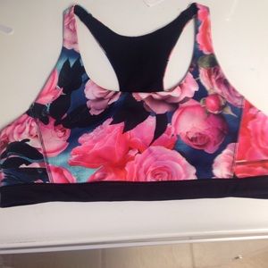 Lululemon floral sports bra size 10