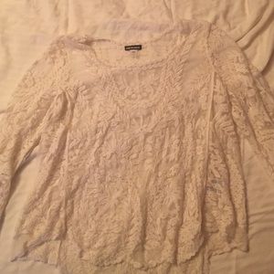 Joe boxer lace see through top.