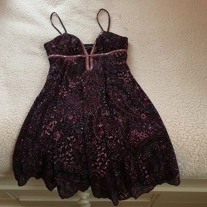Purple dress