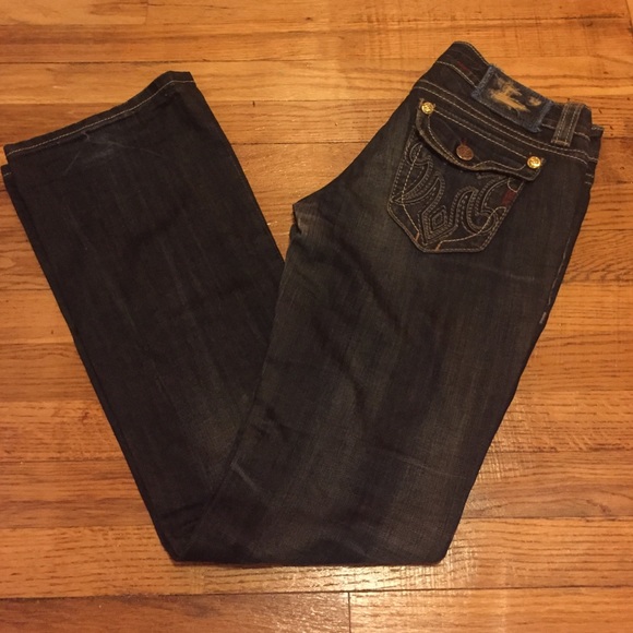 MEK denim boot cut jeans
