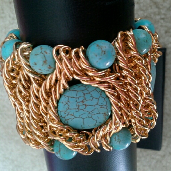Fashion Faux Turquoise Bracelet