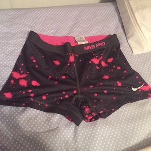 Nike dri-fit spandex shorts