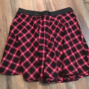 Plaid Circle Skirt