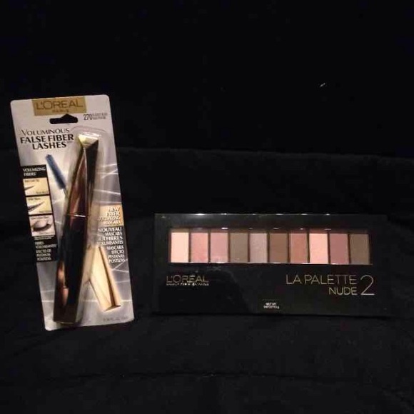 L'oreal Nude 2 Palette and Mascara