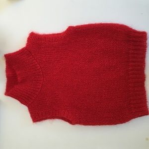 Mohair,wool vest.   By Jill Stuart