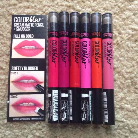 Lot of 6 ColorBlur Lip Color
