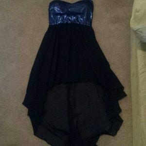 Navy HI-LOW formal hoco