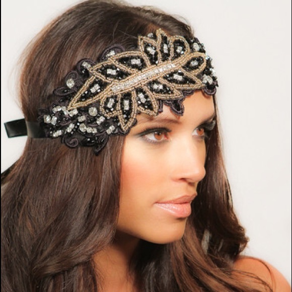 ASOS Accessories - Boho fashion embellished rhinestone tie headband