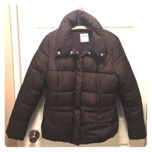 L Brown Winter Coat