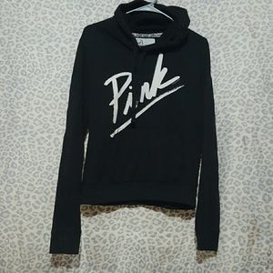 VS PINK BLACK HOODIE!!