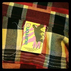 Burton red and yellow flannel