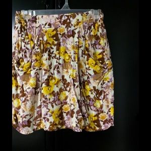 Cute floral print skirt