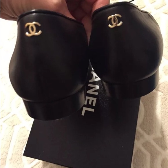 New chanel black quilted ballet flats - Picture 4 of 4
