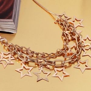 Layered Star Necklace