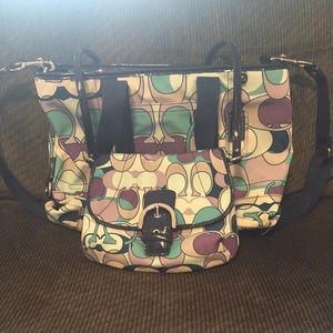 Coach purse set