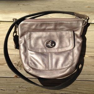 Silver Coach cross body