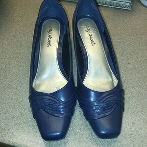 Navy Blue Heels by Easy Street