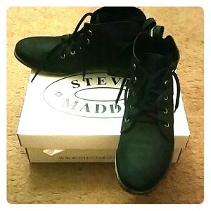 Black Steve Madden Boots