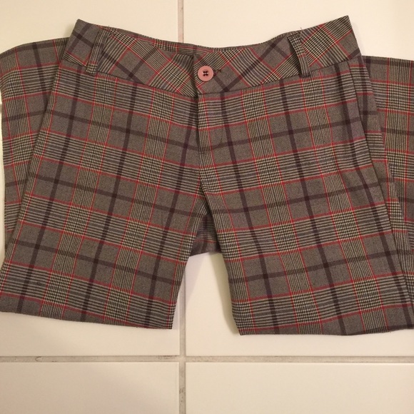 Brown, white and orange cropped pants! - Picture 1 of 1