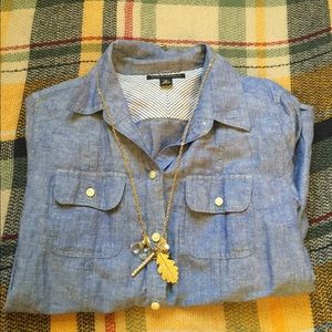 Chambray Banana Republic Top