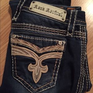 Rock Revival Capris Sorrel 26