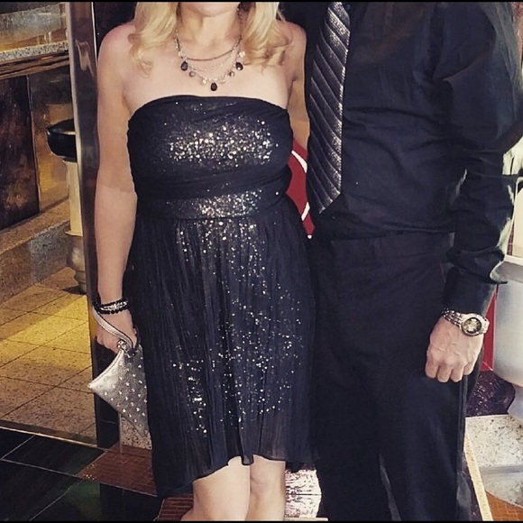 Express black sequin dress size 2 - Picture 1 of 4