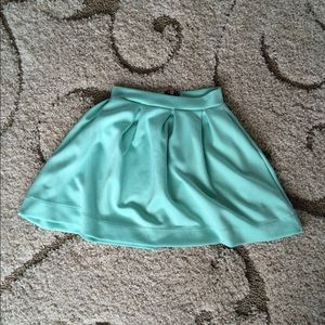 Mint/Teal Scuba Skirt