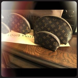 Louis Vuitton cosmetic bags set of 4. New!!