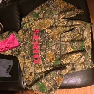 Cabelas woman's camo hoodie.