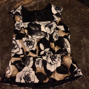 Satiny Sleeveless Blouse